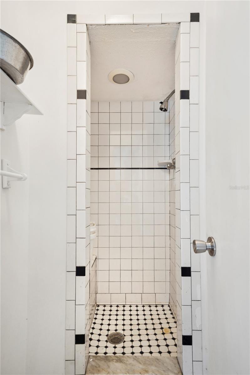 Garage shower