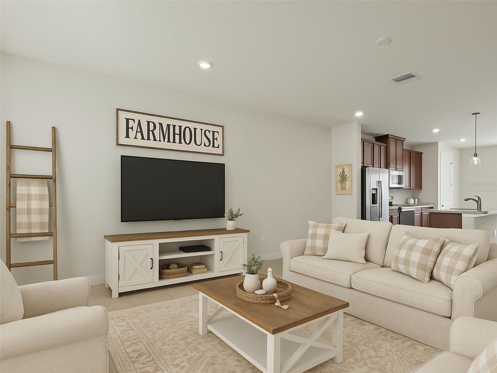Living Room - virtually staged