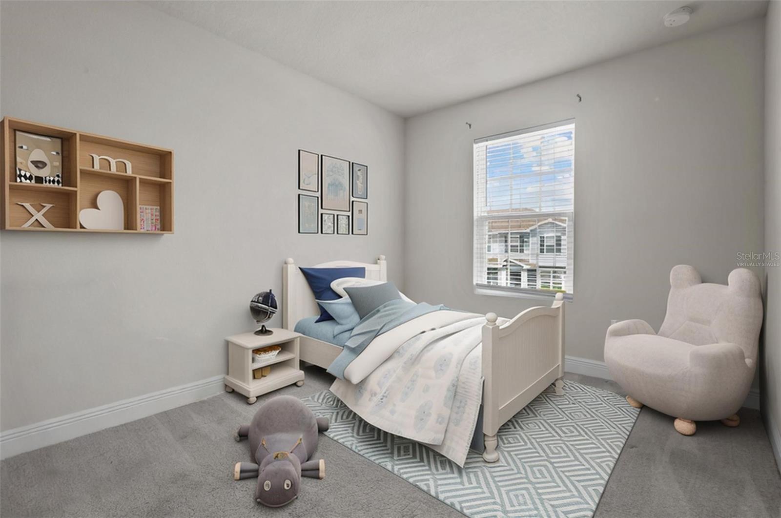 Bedroom 2 - virtually staged
