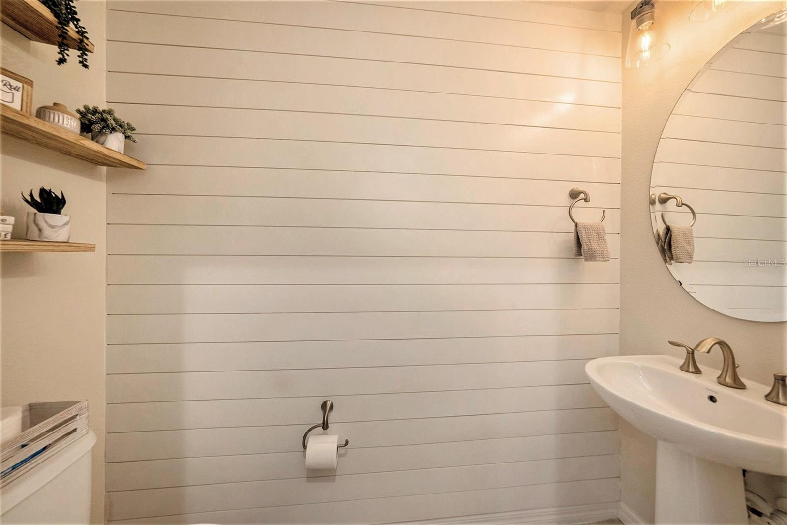 Main floor half bath