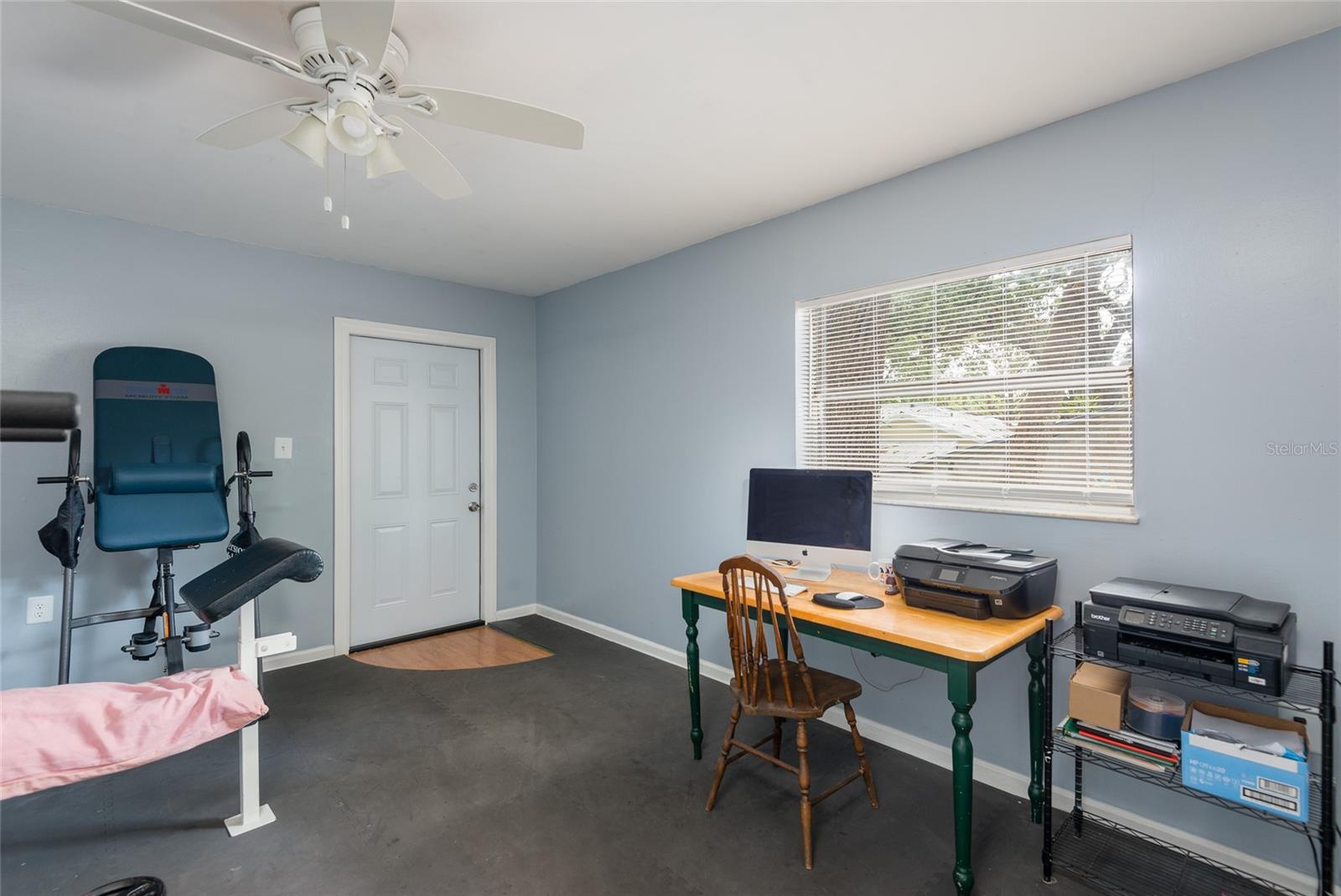 Bedroom 4, gym/ workspace