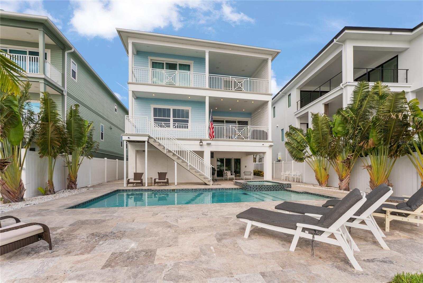 Rear Elevation on the Intracoastal Waterway