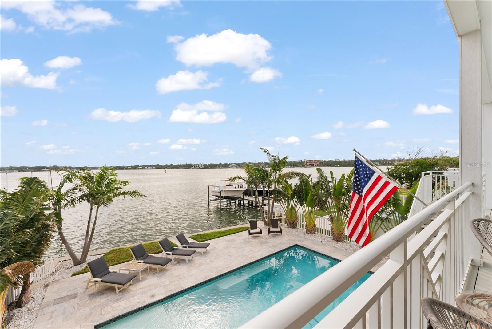Rear view of the Intracoastal Waterway