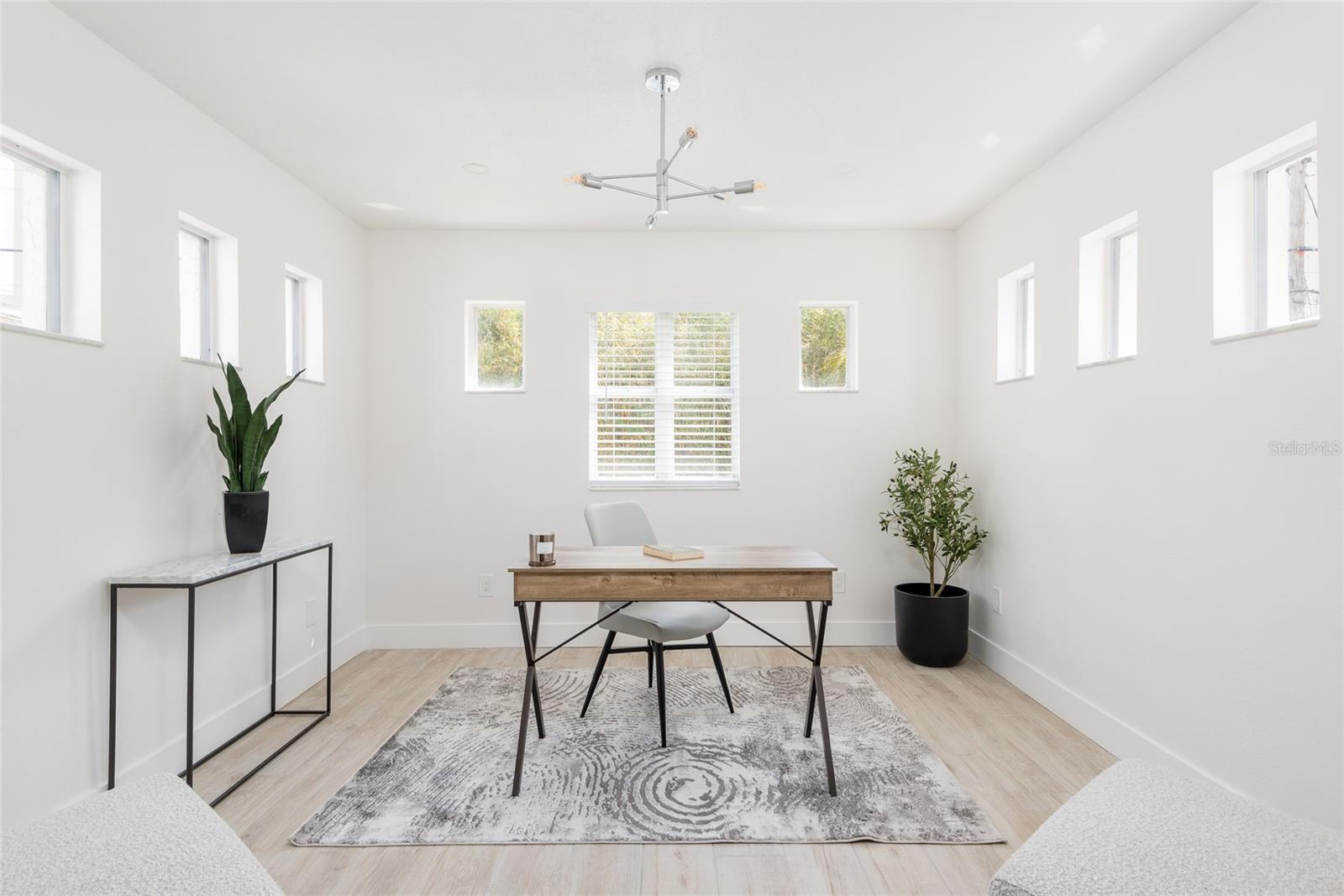 Office off kitchen