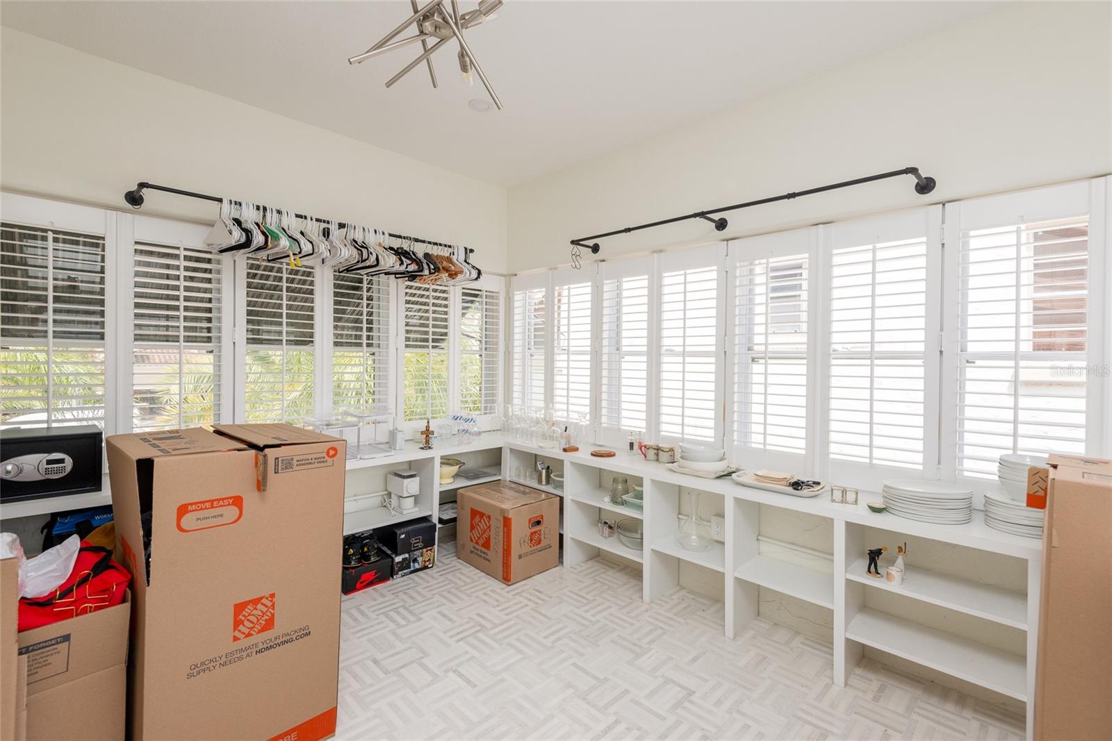 Primary closet