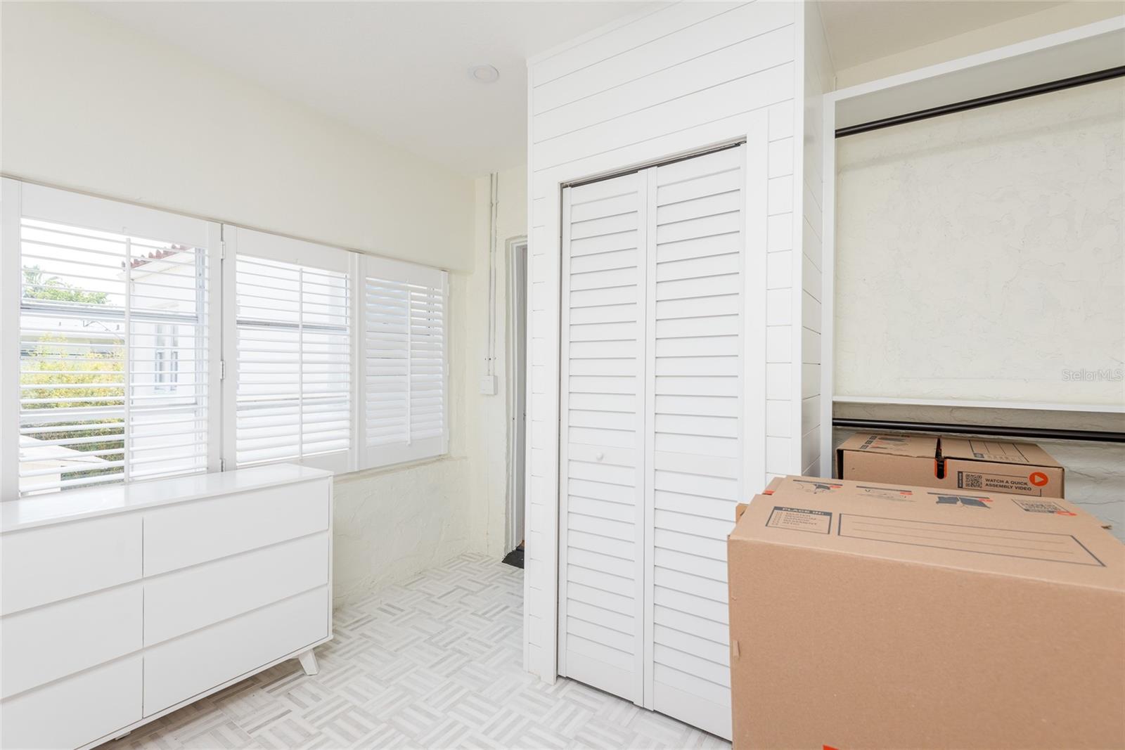 Primary closet