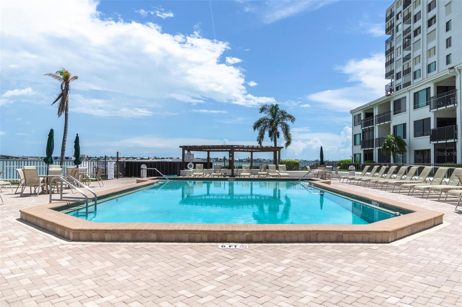 One of the pools