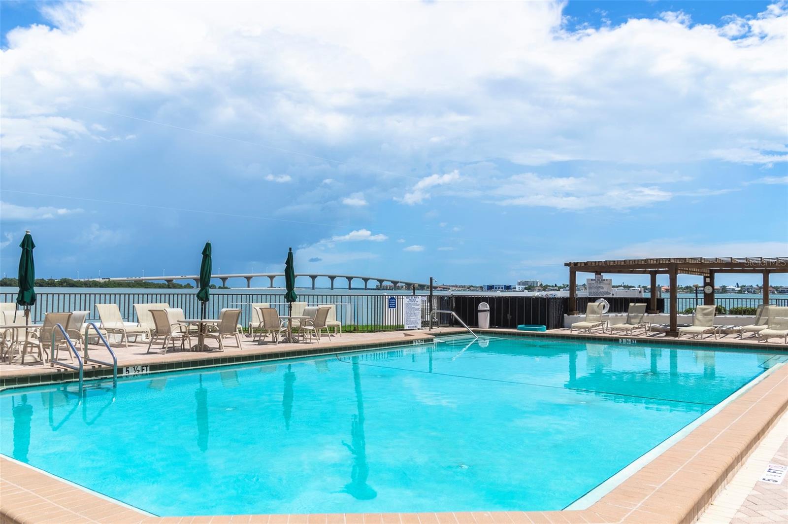One of the pools