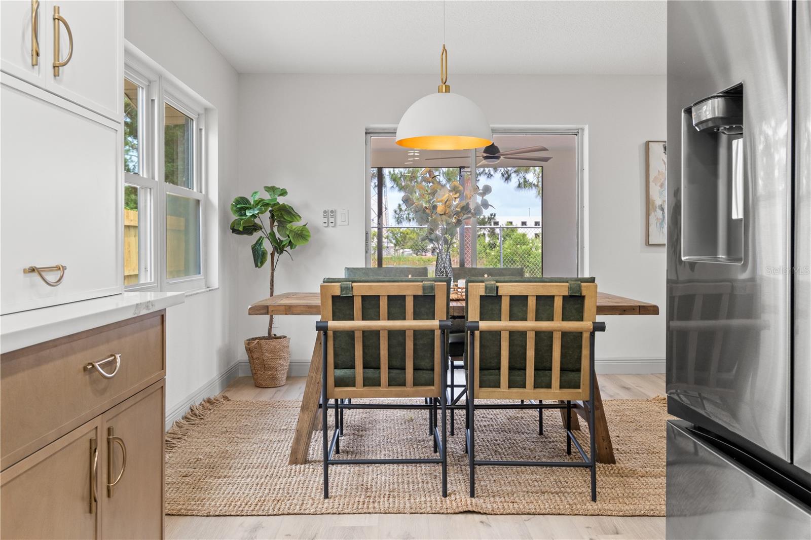 Kitchen to Dining