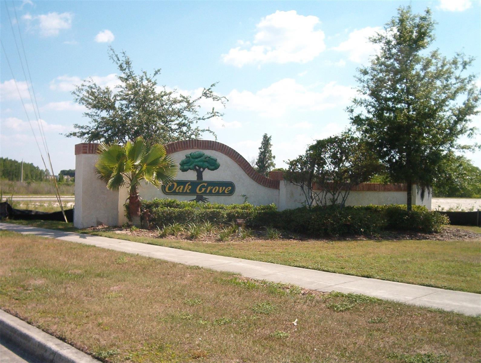 Entrance to Subdivision
