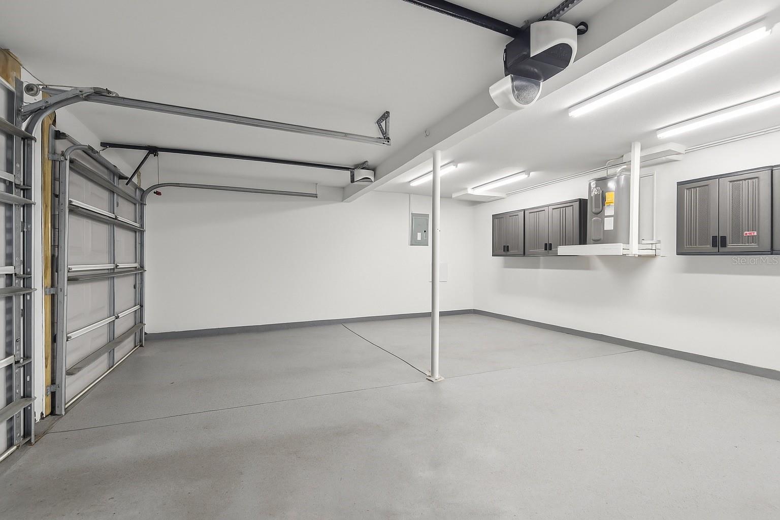 Two-car garage - AI generated photo taking out current personal items