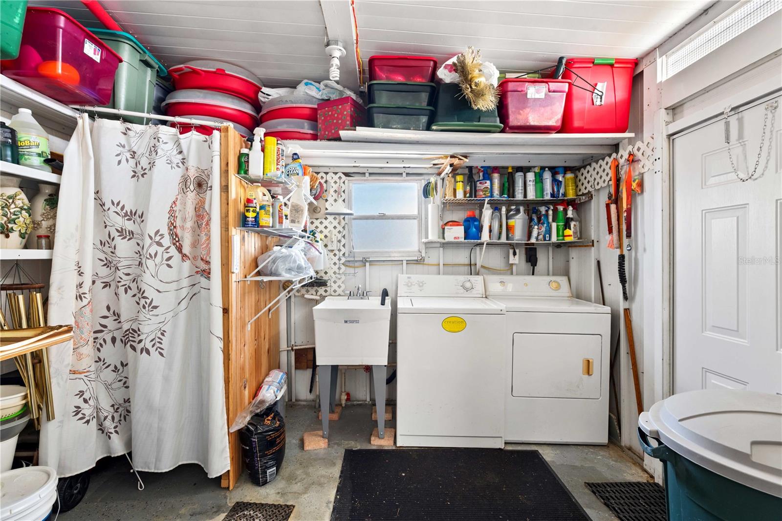 Laundry area.
