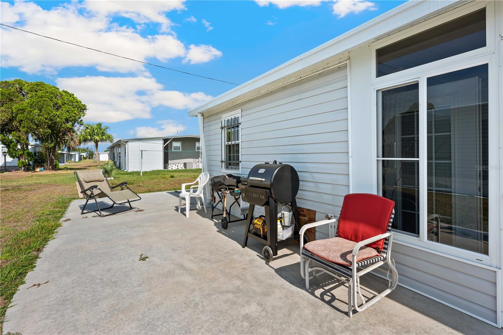 Plenty of outdoor patio space.
