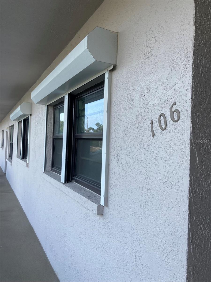 Hurricane shutters
