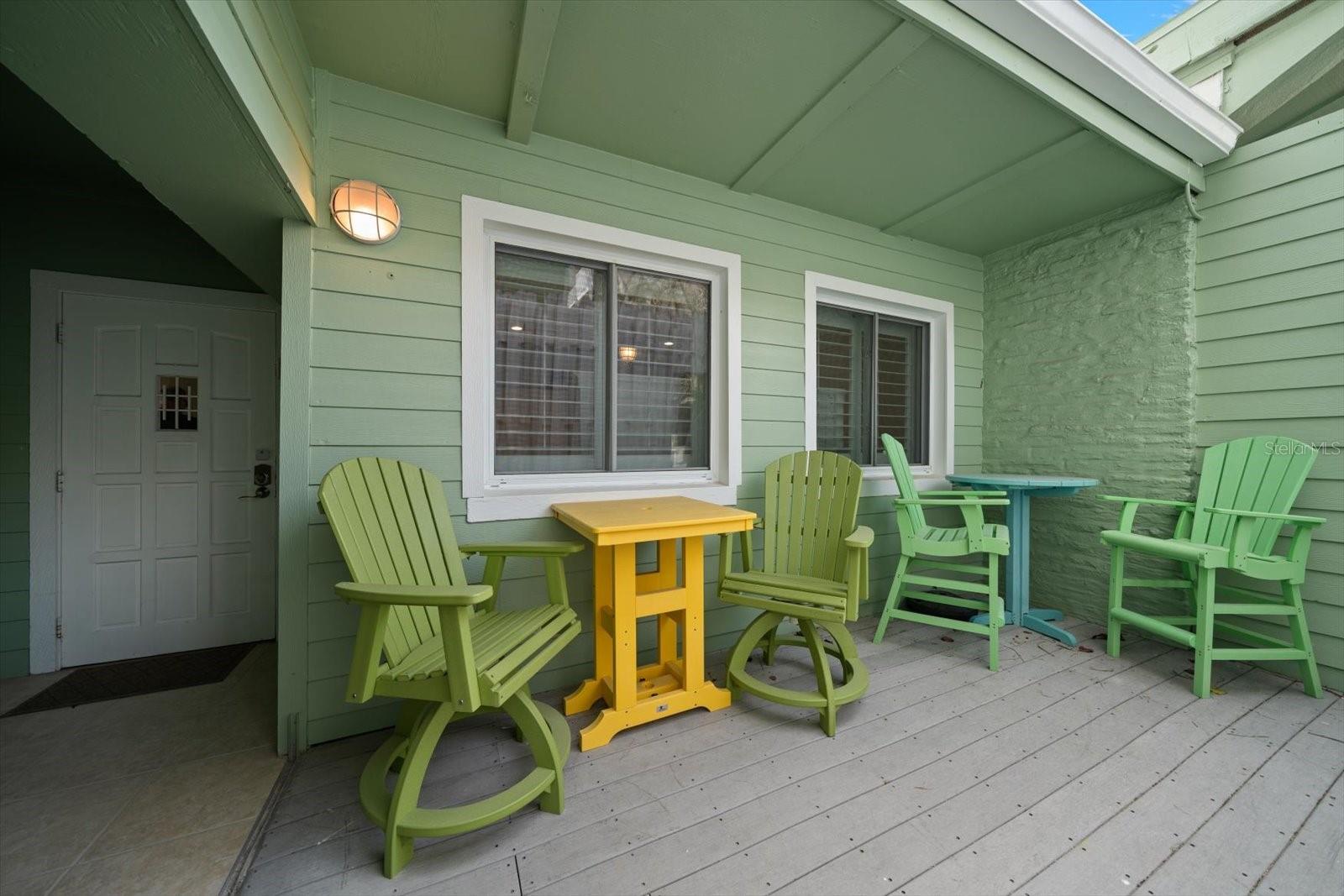 Private porch