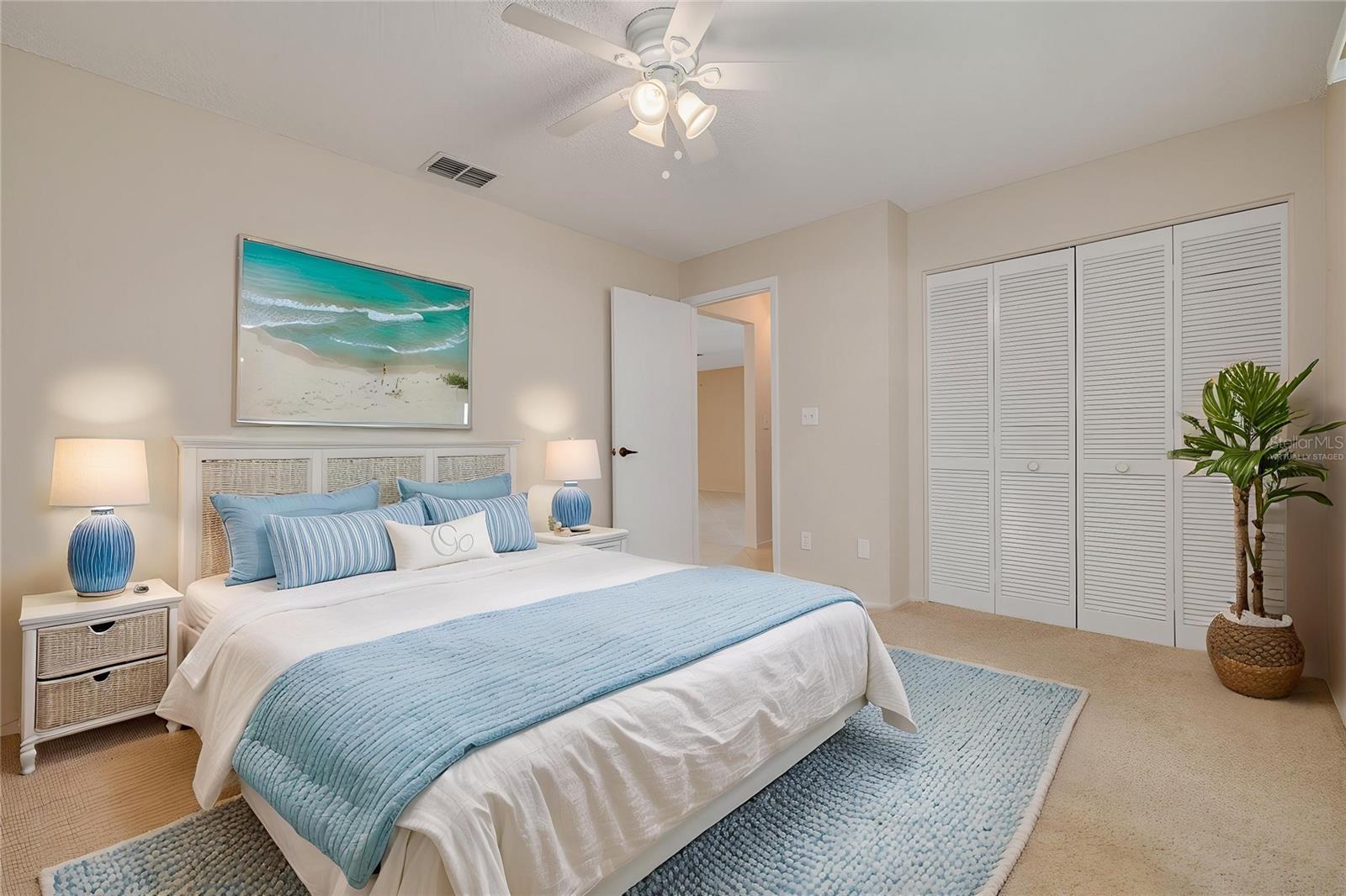Virtually Staged 2nd Bedroom
