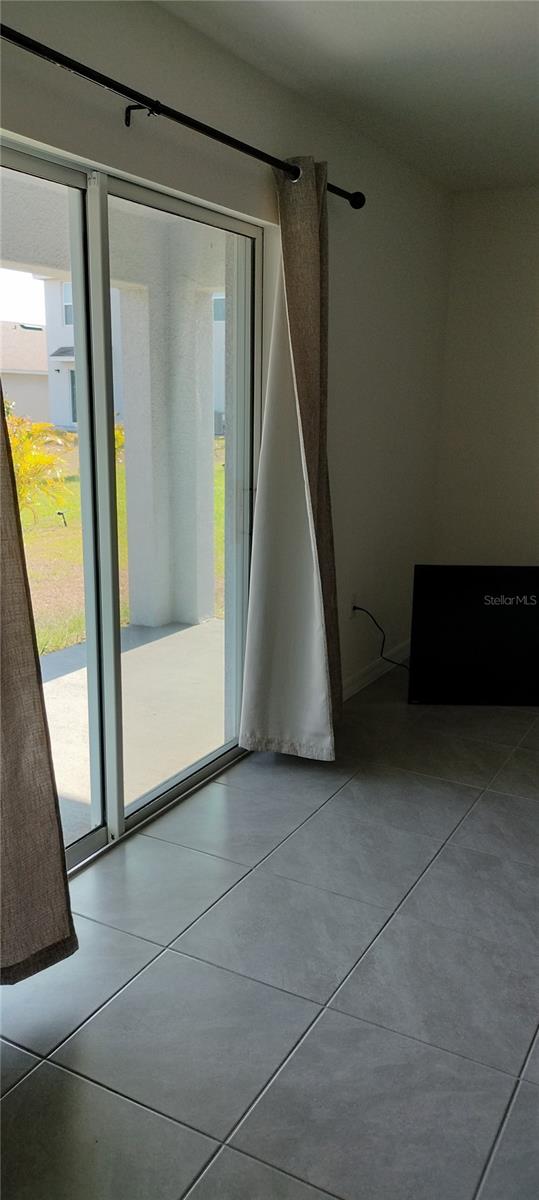 Sliding Doors to backyard