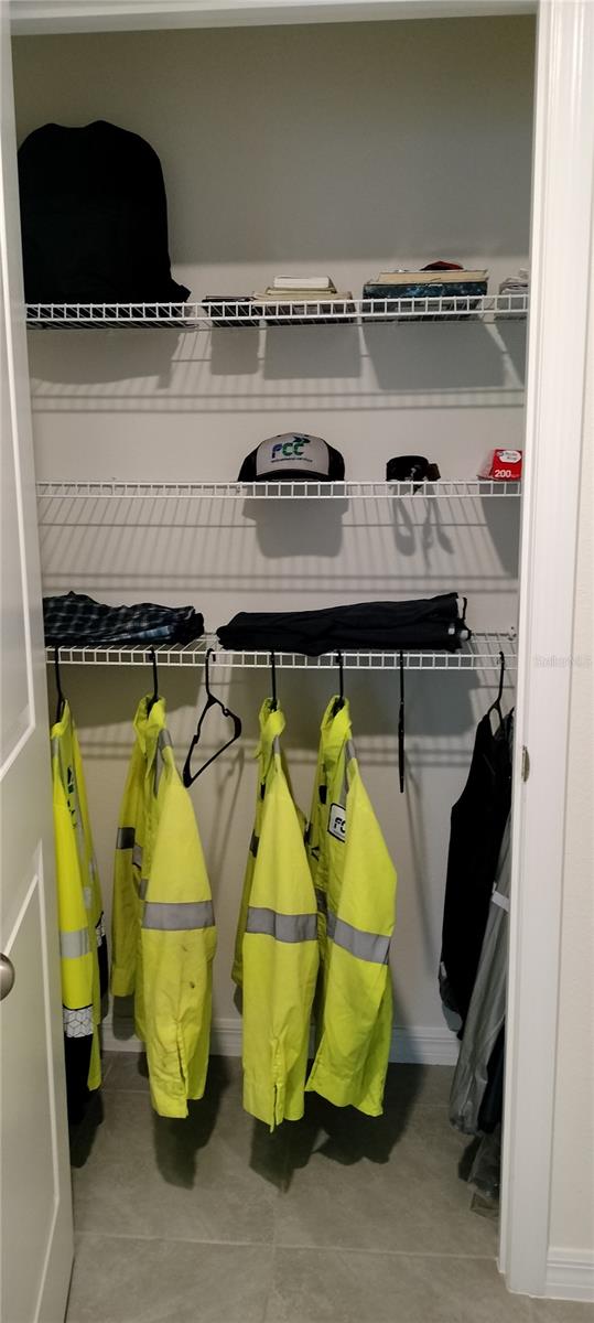 Hall closet