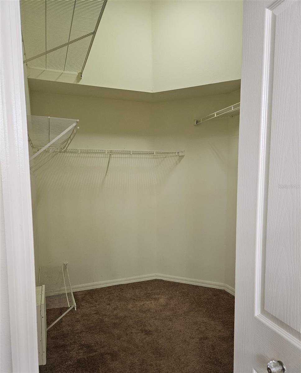 Primary Bathroom huge walk in closet
