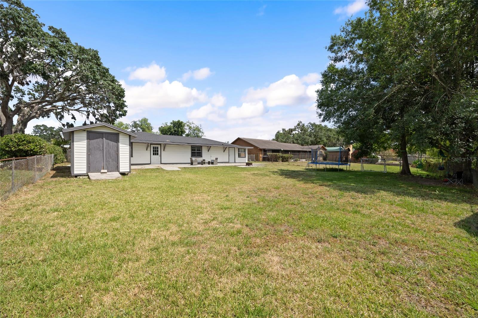 large backyard for great gatherings, a garden, a pool, play gym...get creative