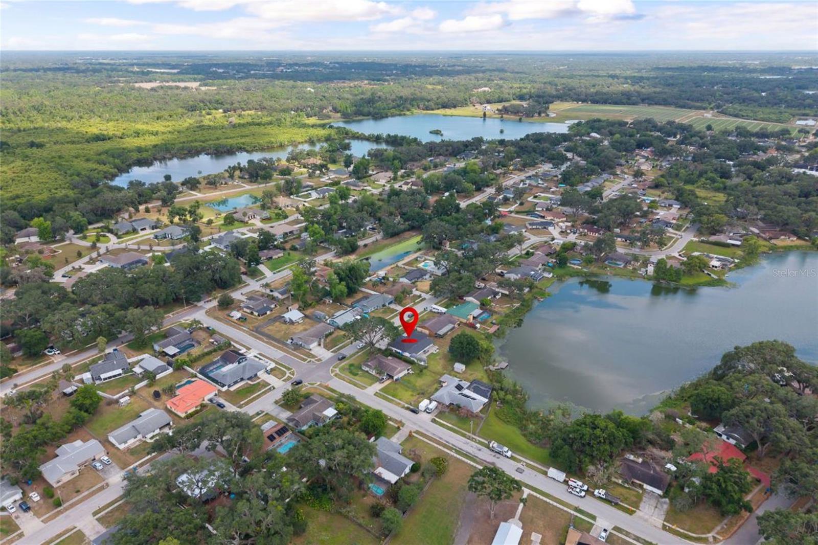 Aerial View looking North
