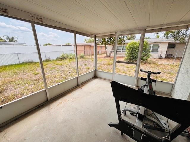 screened-in porch