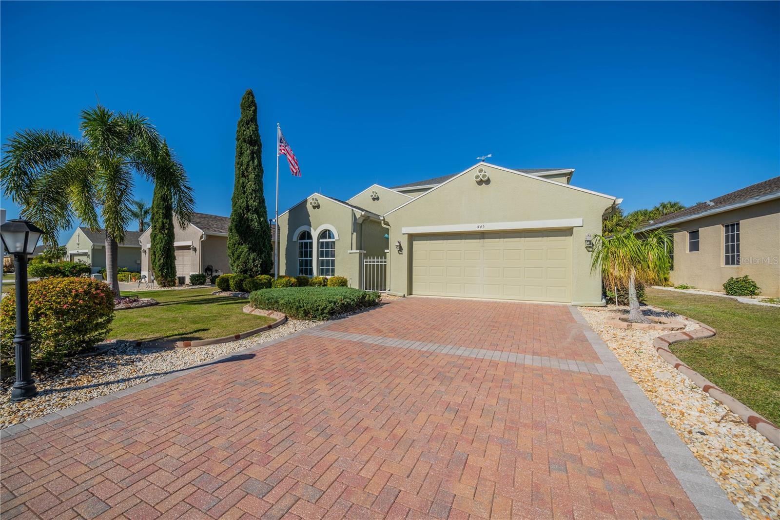 Paver driveway