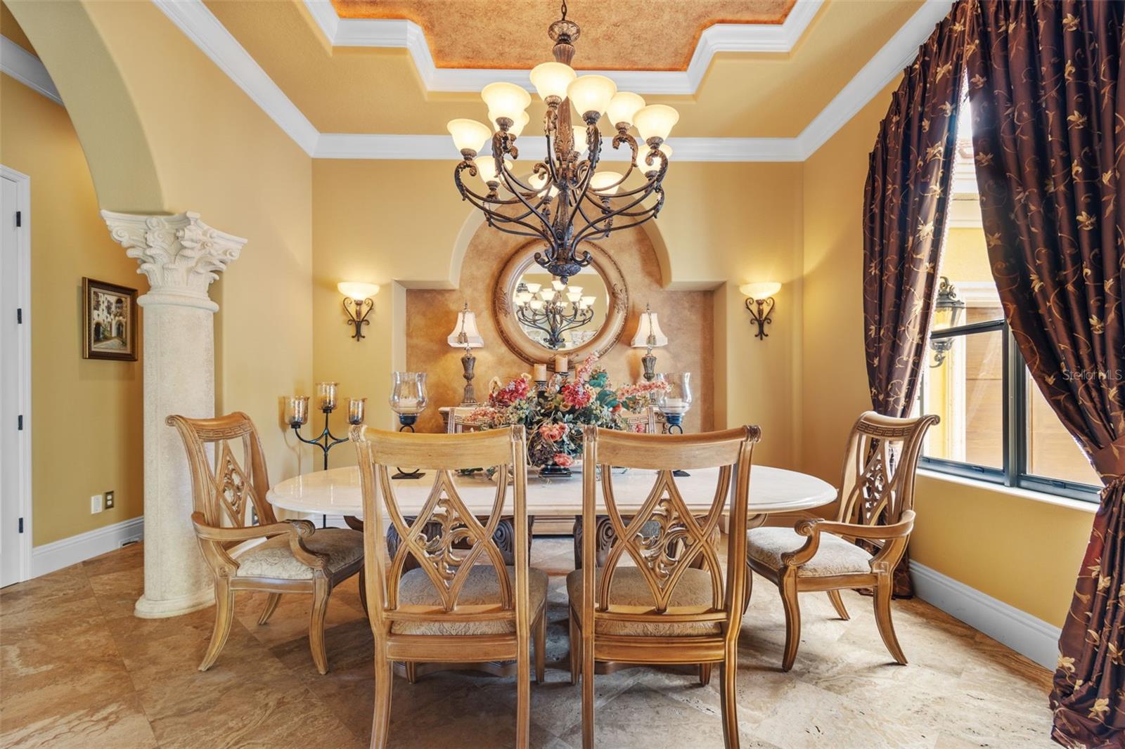 Formal dining room.