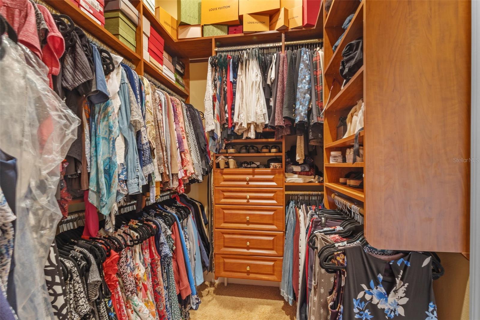 Custom closets.