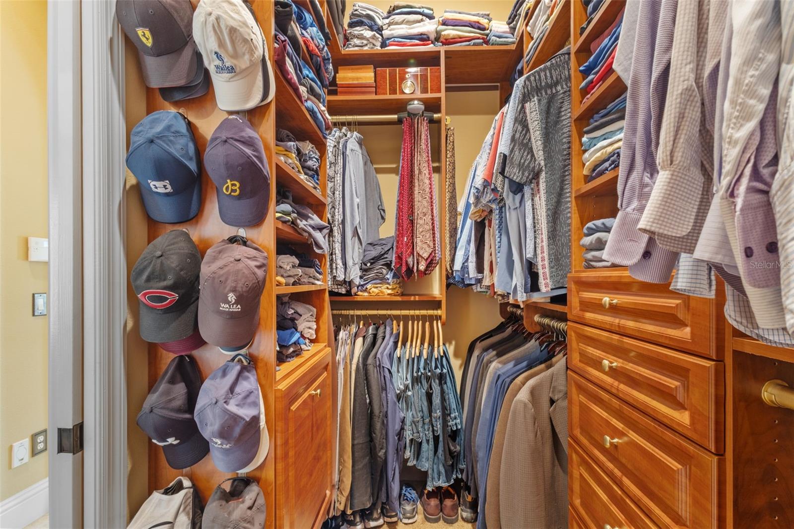 Custom closets.