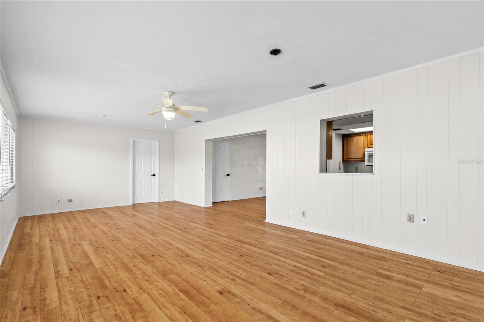 Family Room w/pass through from Kitchen