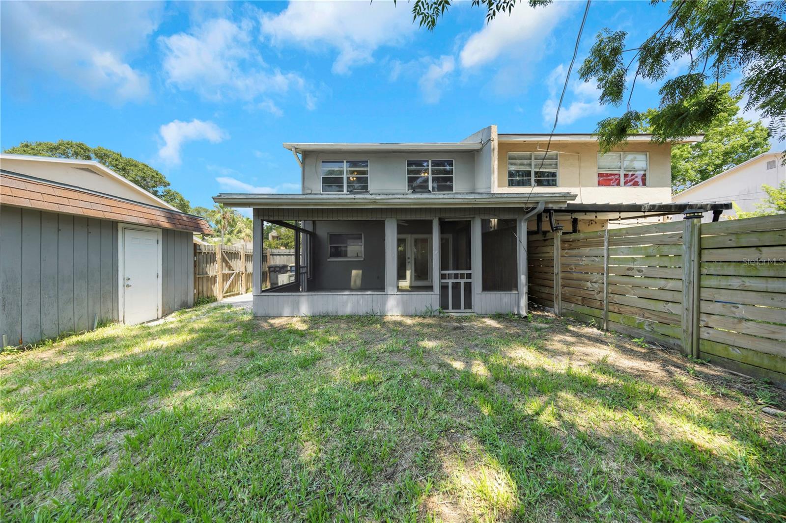 Rear of Home