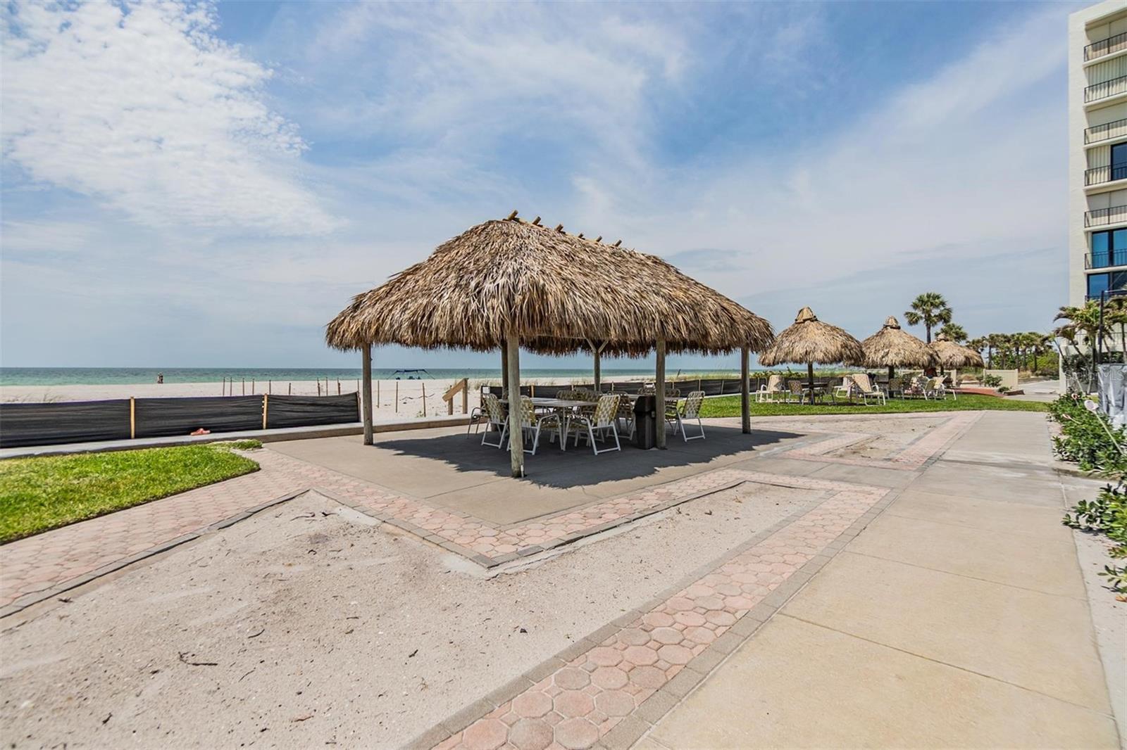 Beachfront tables