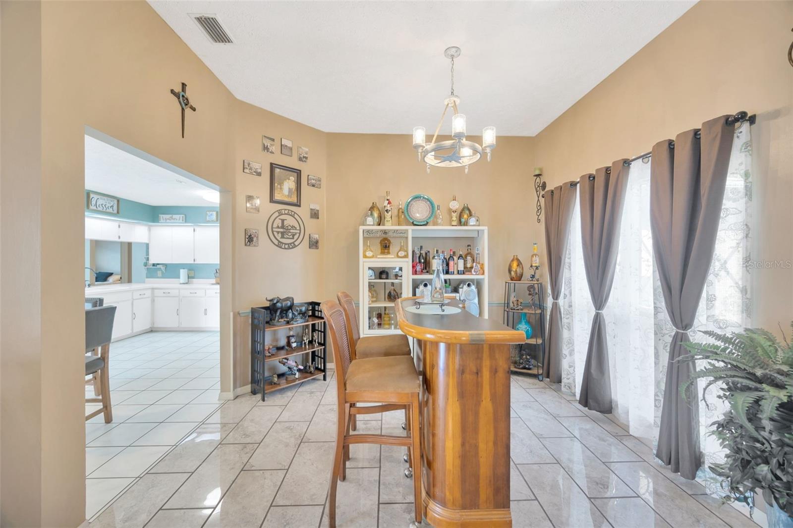 Formal Dining used as Bar