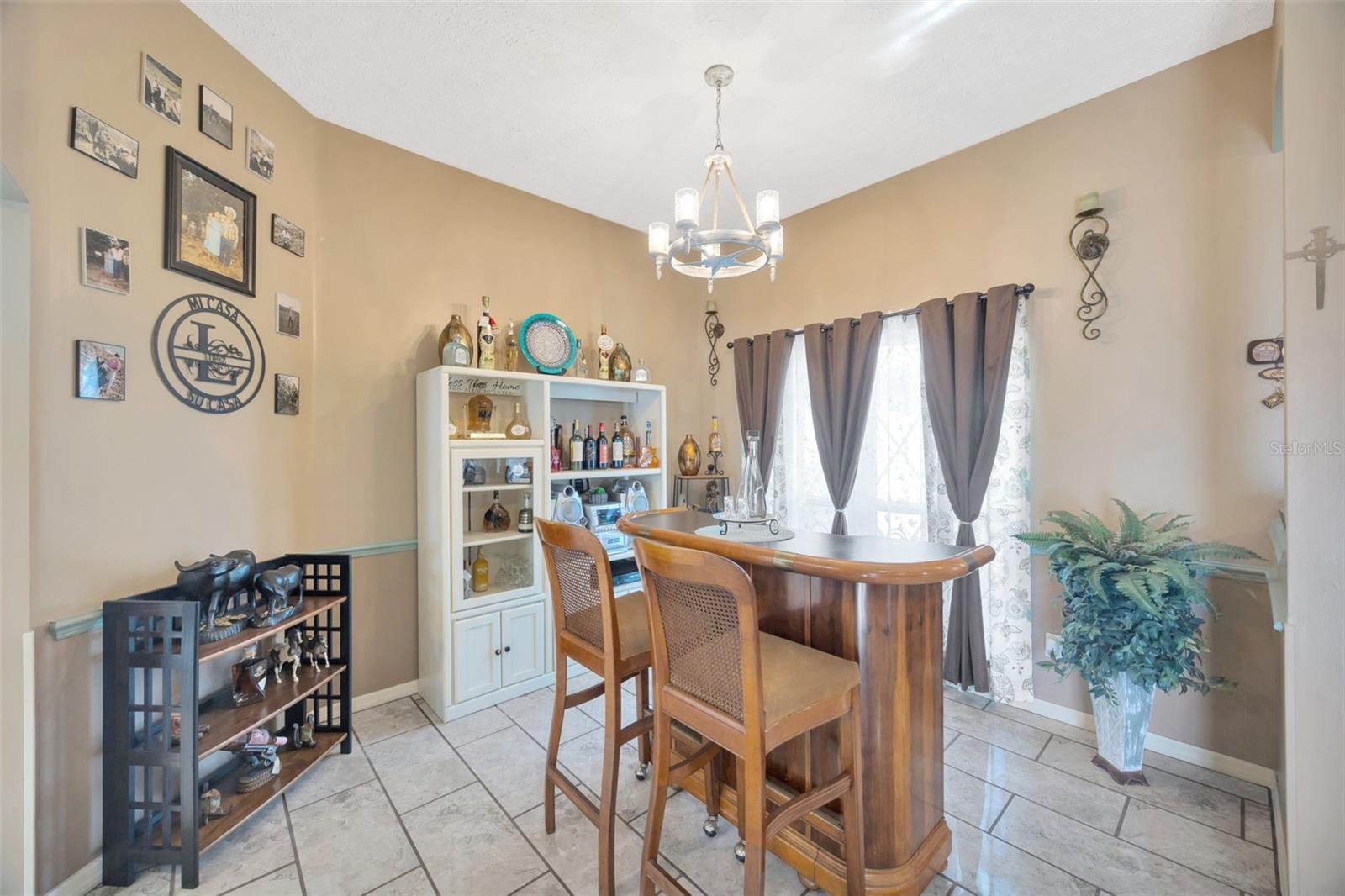 Formal Dining used as Bar