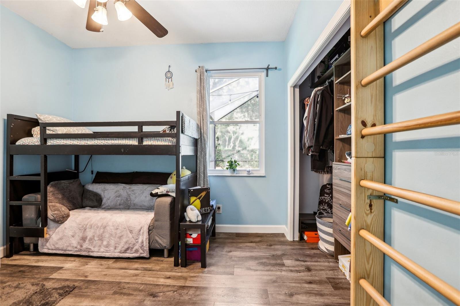 Guest Bedroom with custom closet