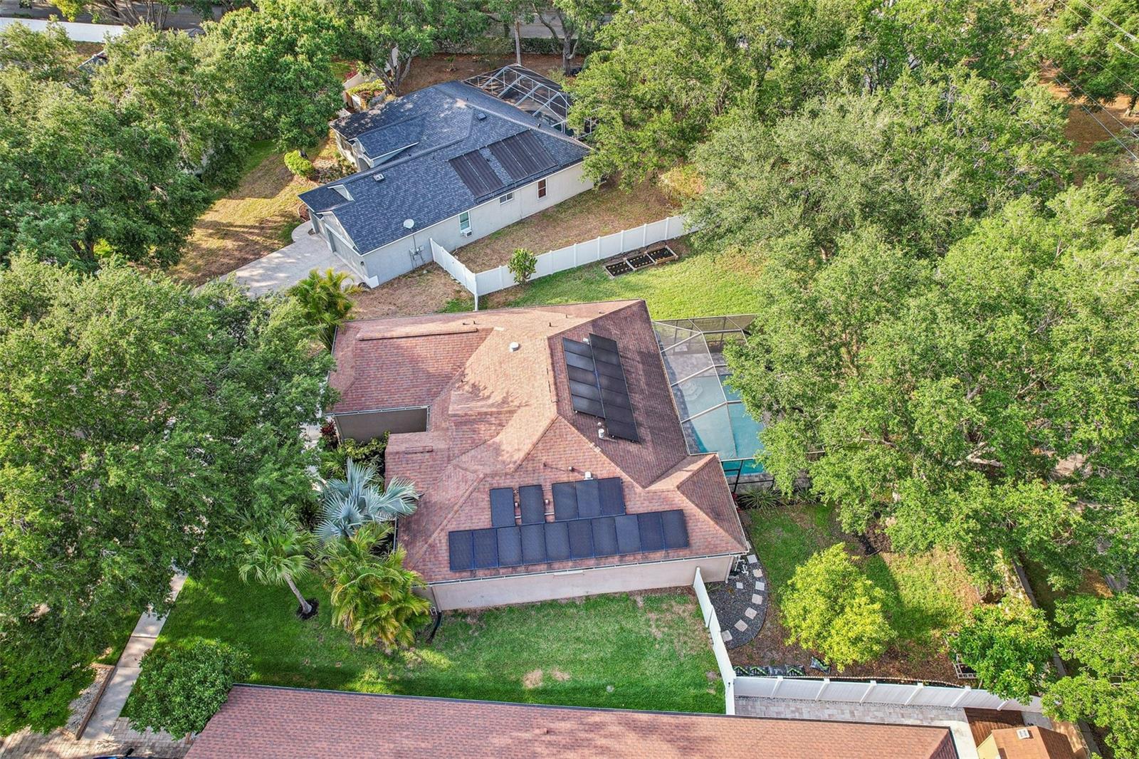 Ariel views featuring Solar Panels