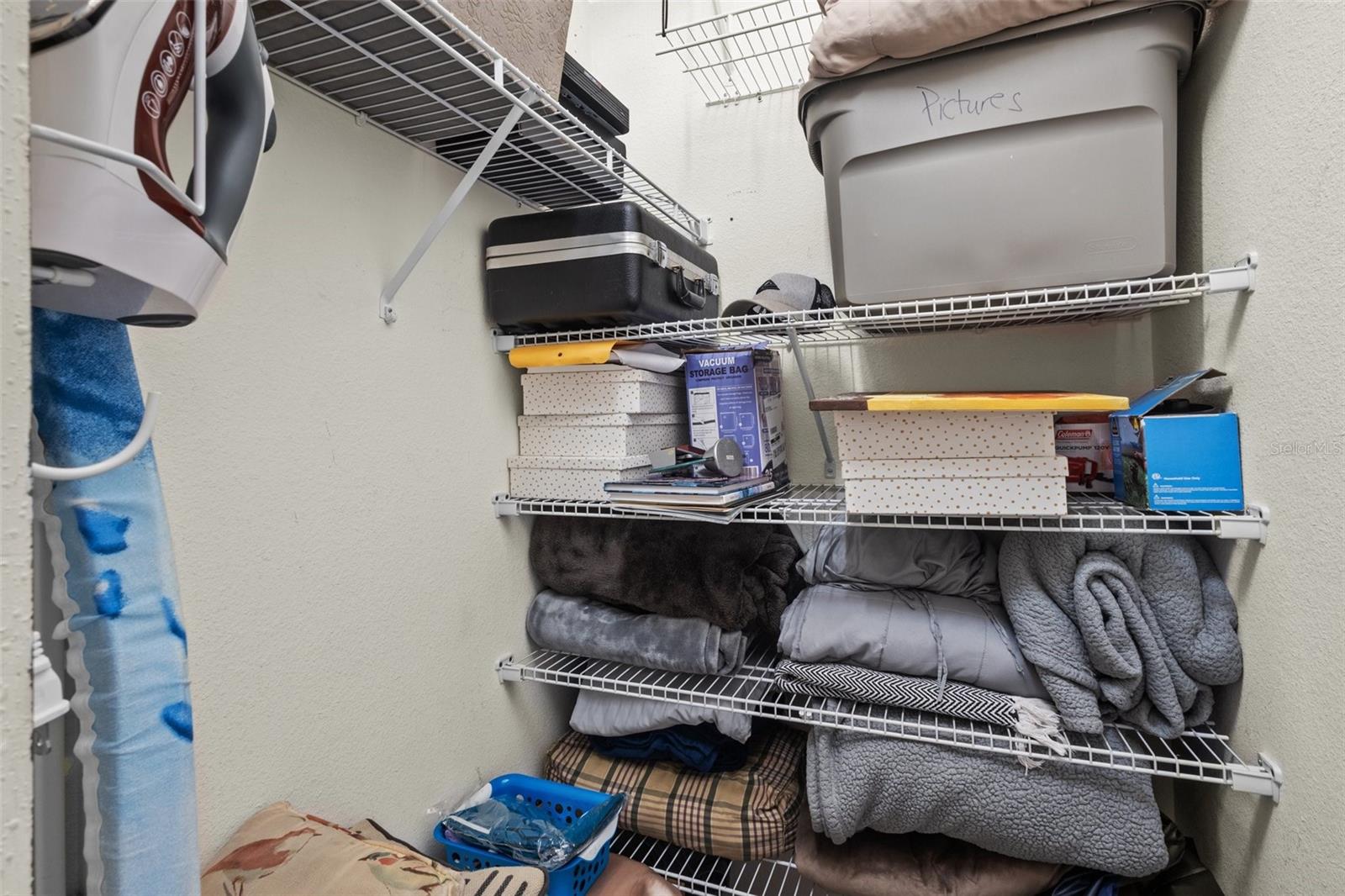 Primary closet