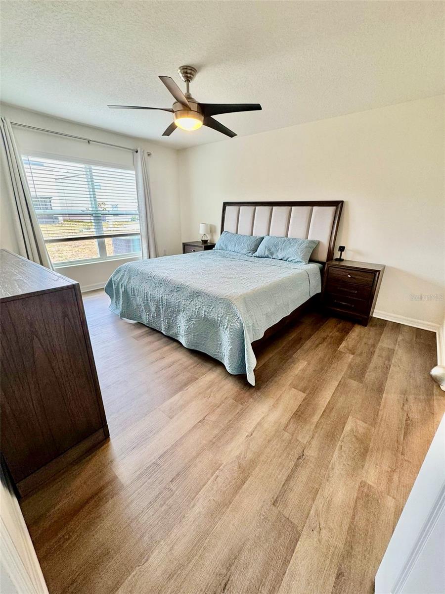Master bedroom new LVP flooring