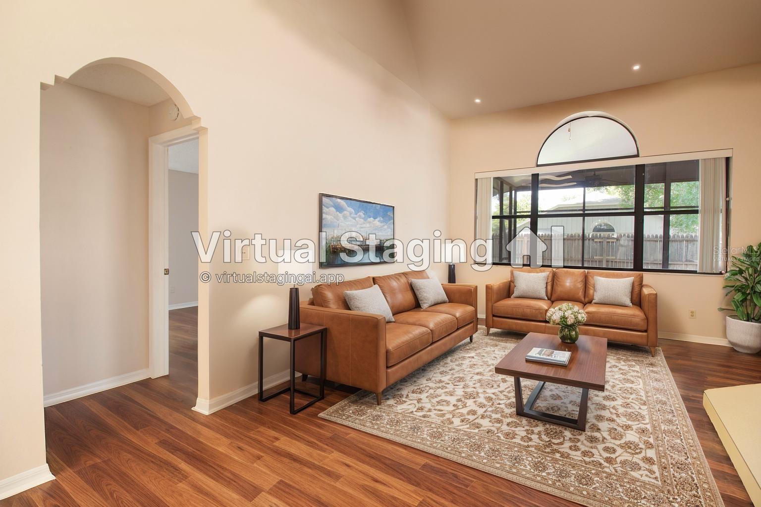 Virtually Staged - Family Room