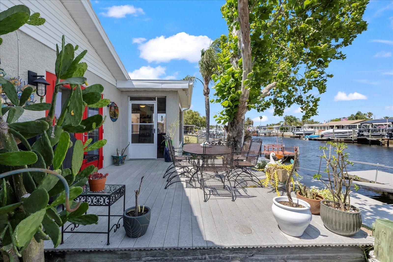 Rear Patio Deck