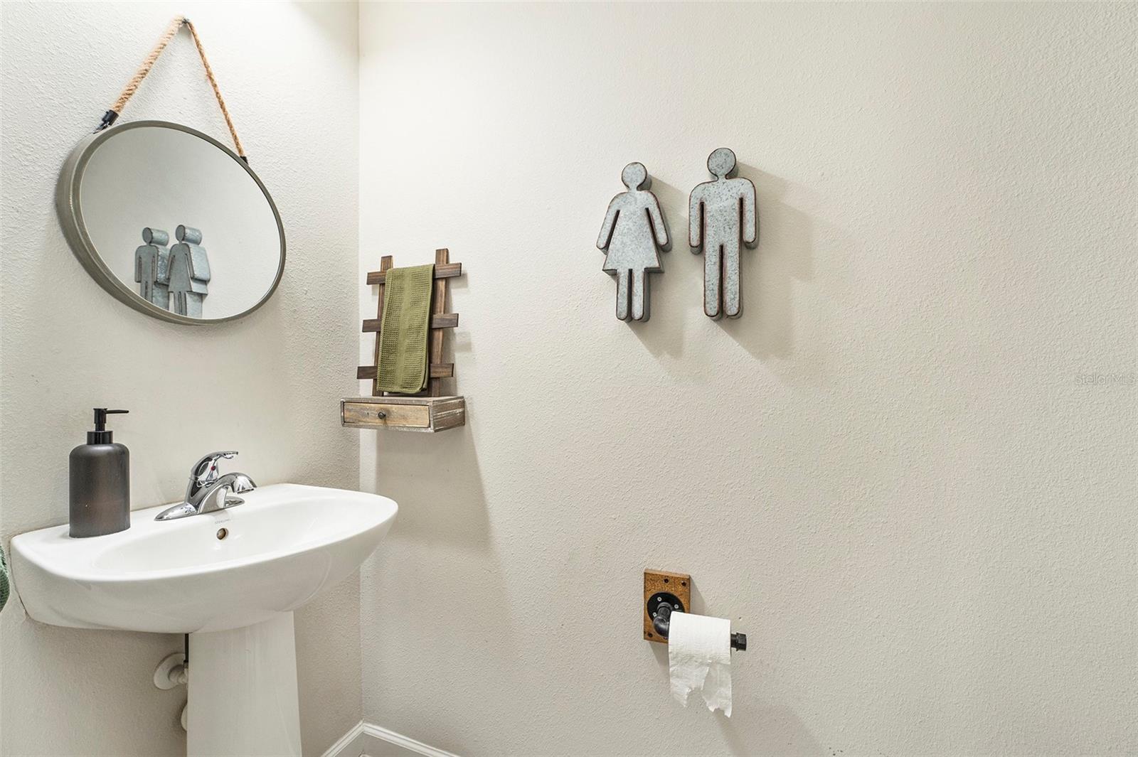 First floor Half Bathroom
