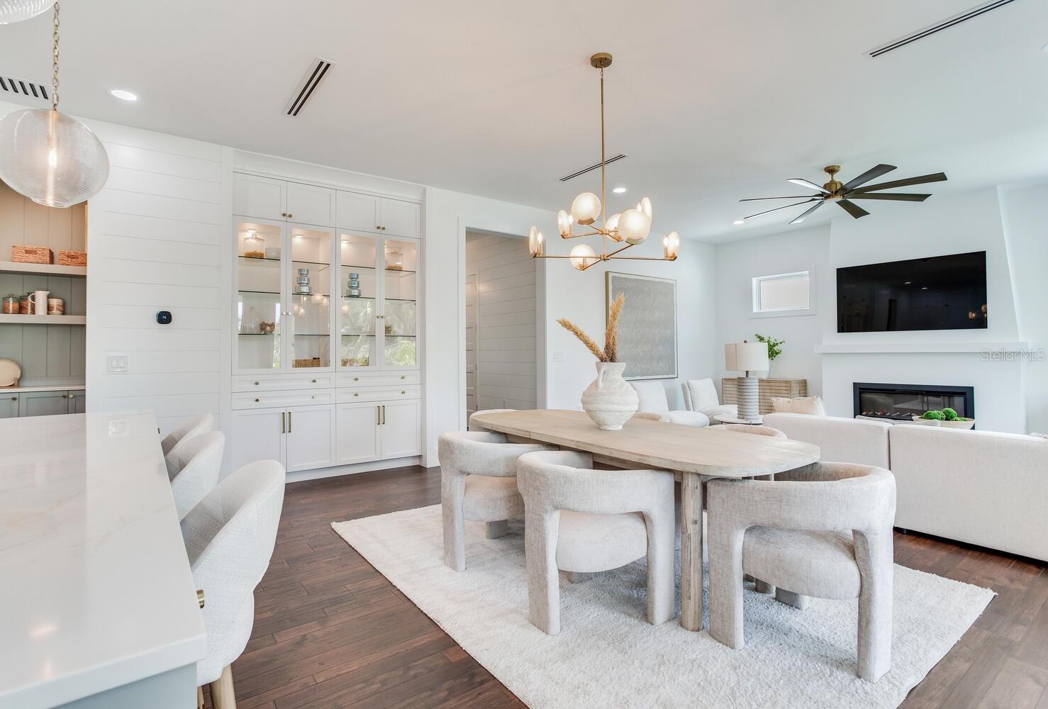 Excellent design choices are evident throughout the home