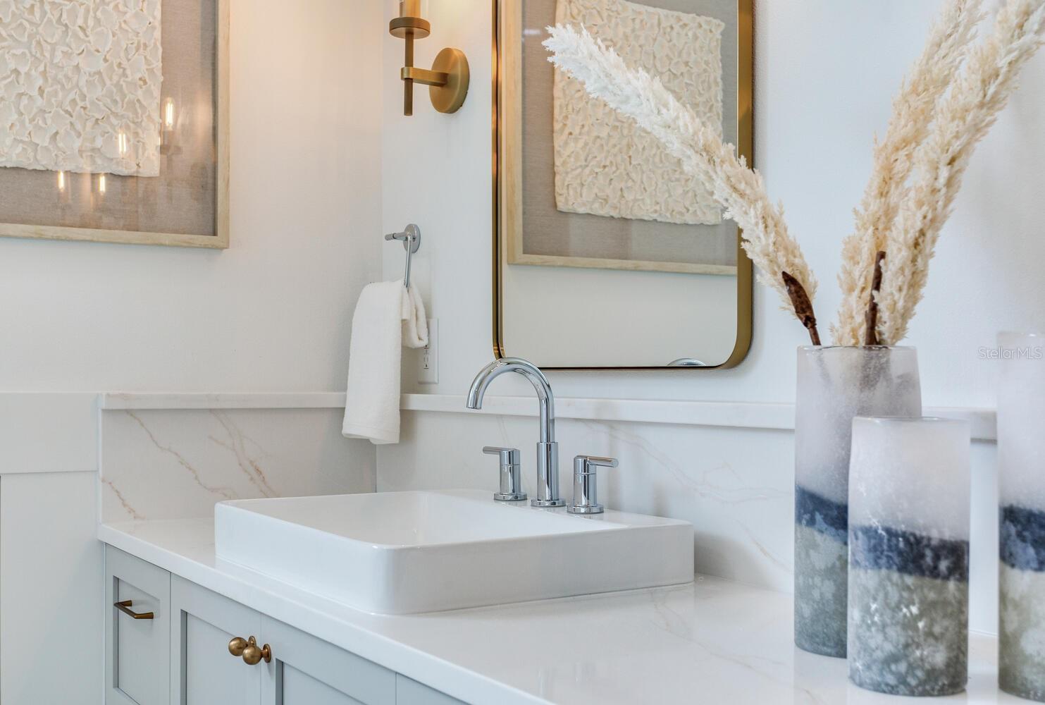 more contemporary design choices and colors blend perfectly