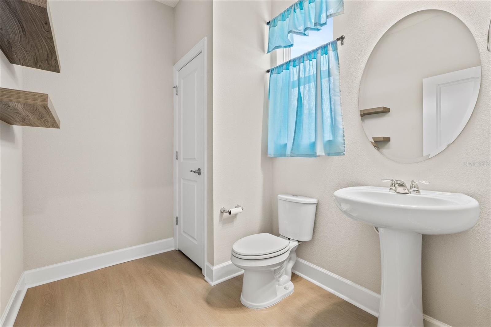 First floor half bath.