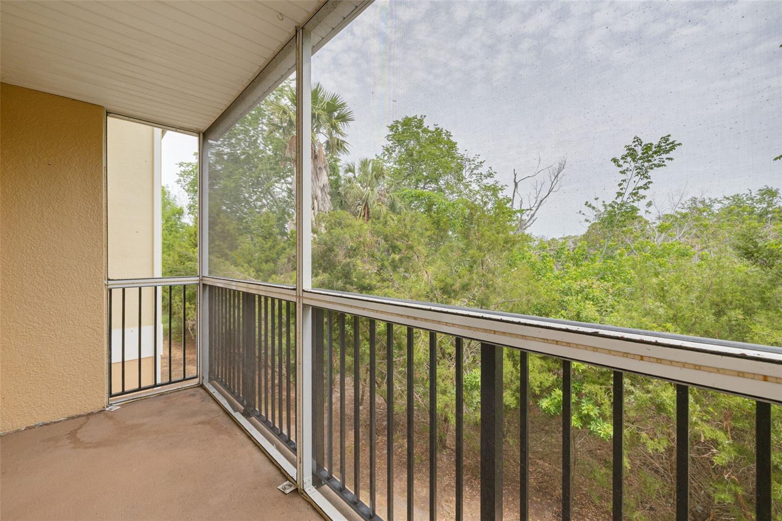 Private balcony
