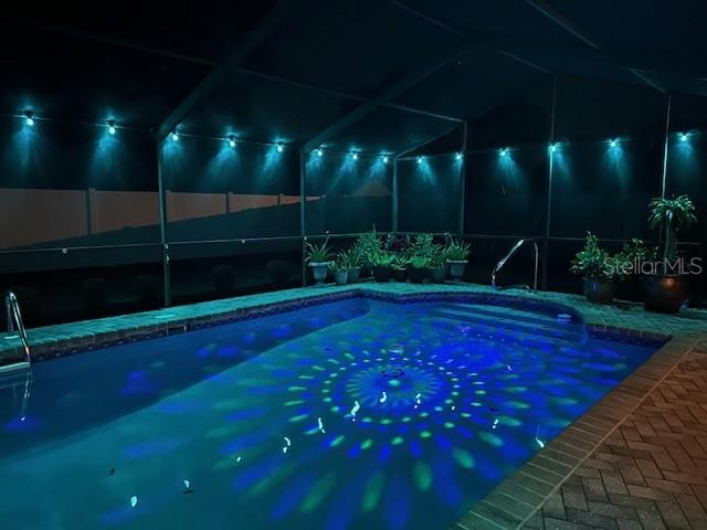 Magical pool lighting!