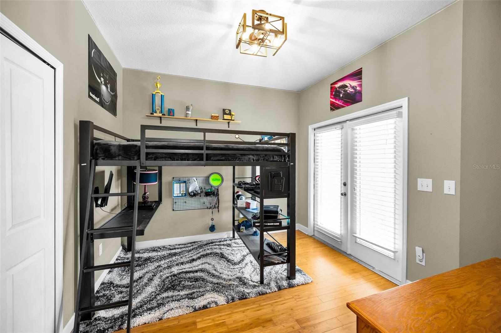 Upper Level Bedroom 2 with Balcony