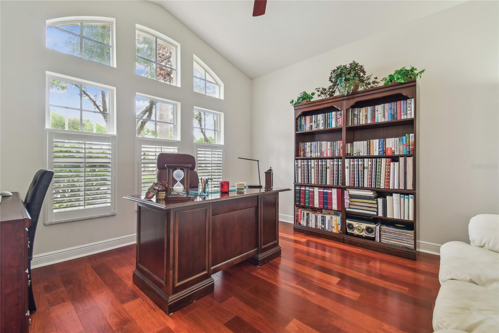 Front office with double doors