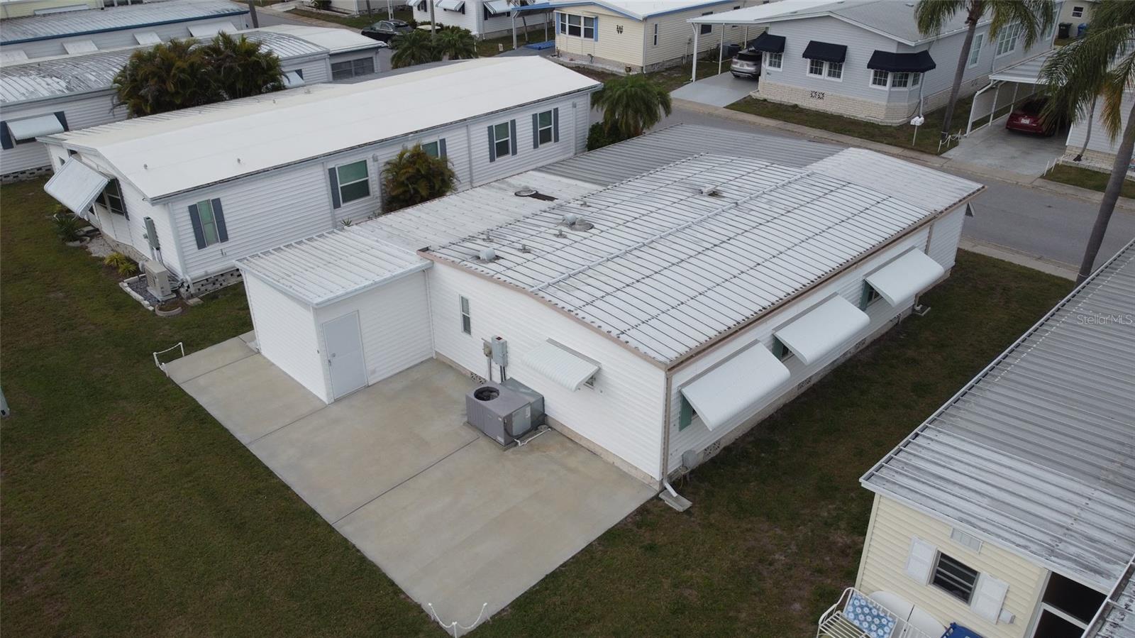 Largest patio in the community.